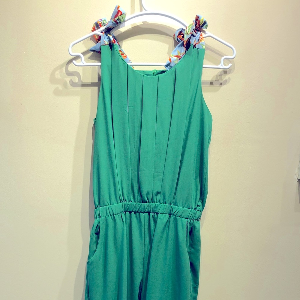Kelly green jumpsuit